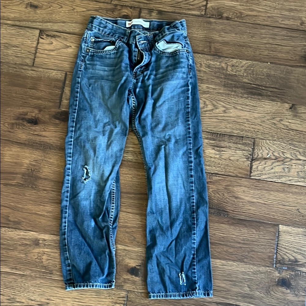 Boys 12 Levi's Blue Jeans with Classic Denim Style